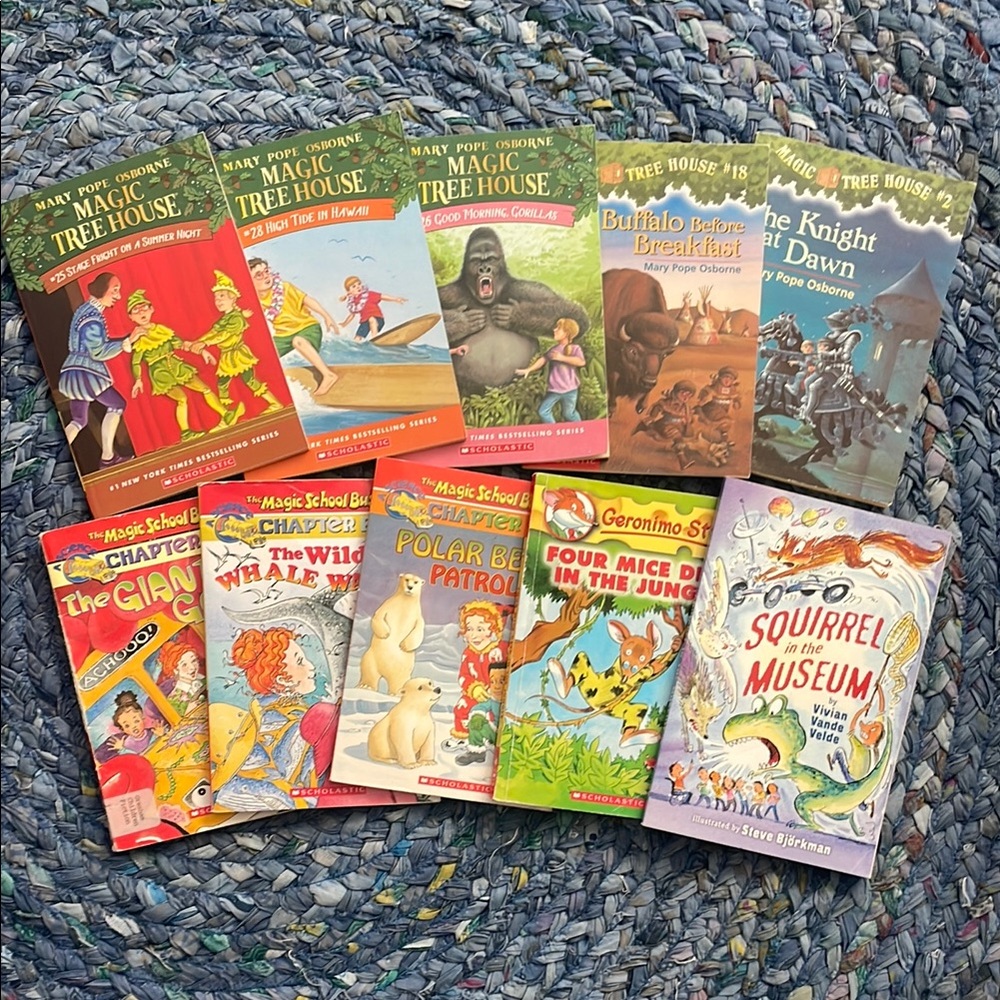 Magic Tree House, Magic School Bus book bundle